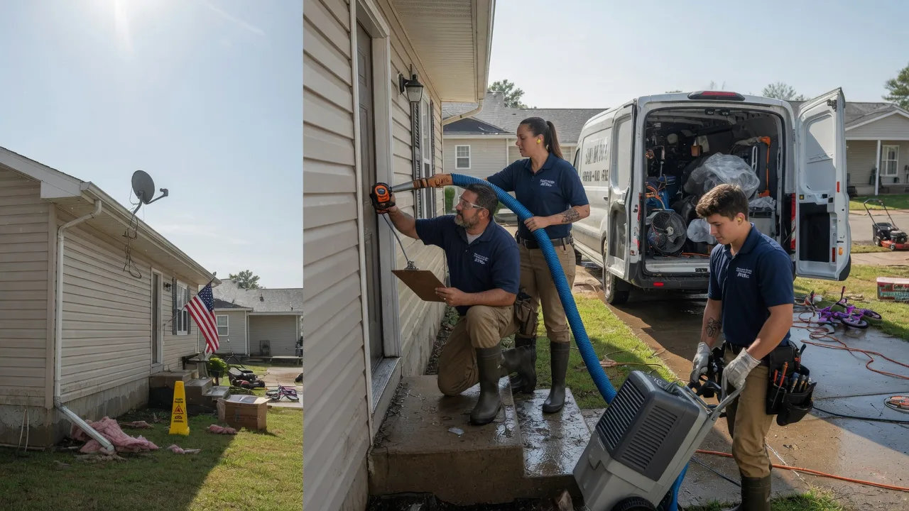 Ceiling Water Damage Restoration in Elmo, UT near me